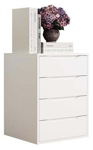 vcm-malira-nachttisch-wei-46x42x61-cm-4-schubladen-holz-nachtkonsole image 7
