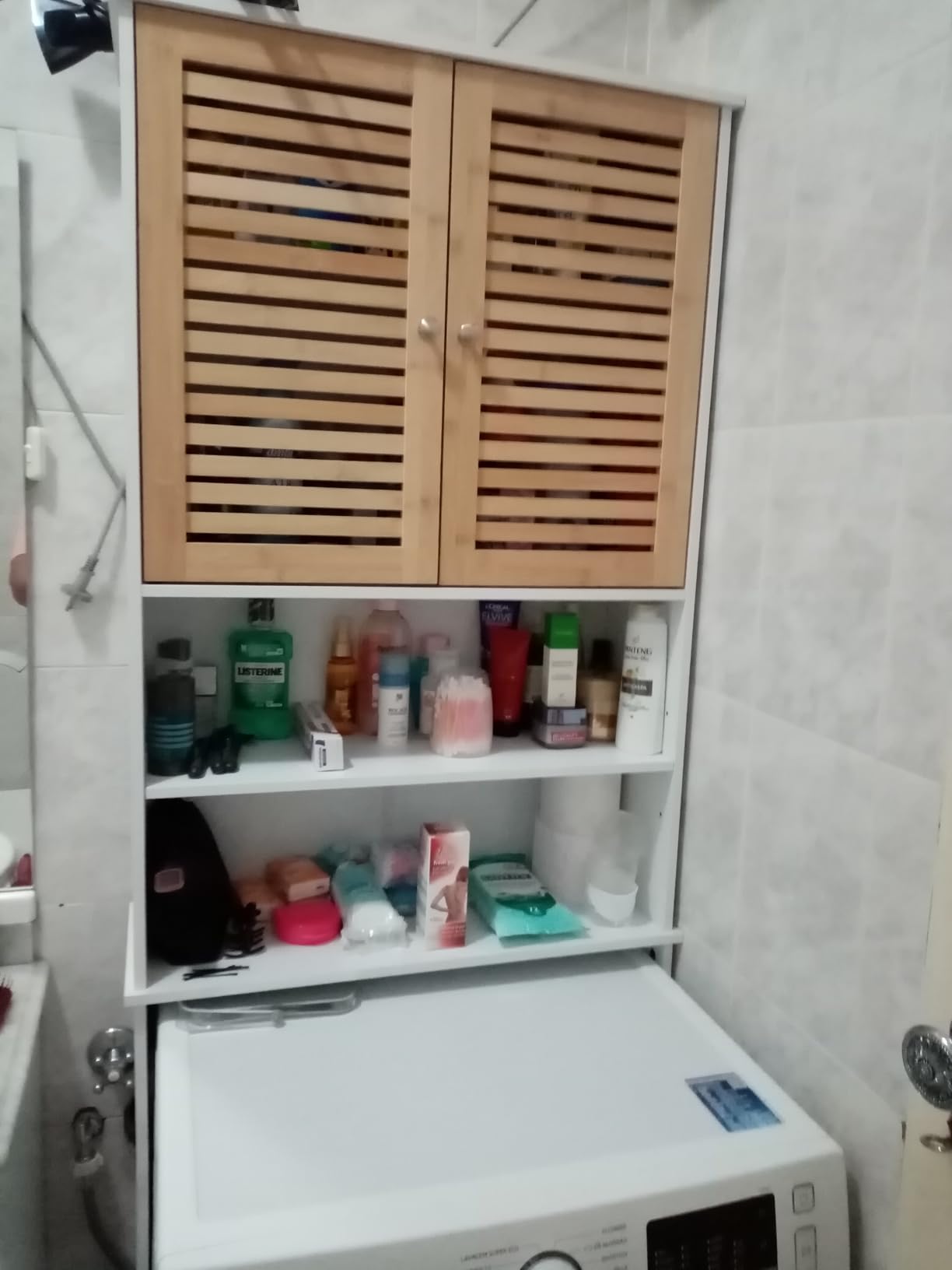 Perfekt über der Waschmaschine