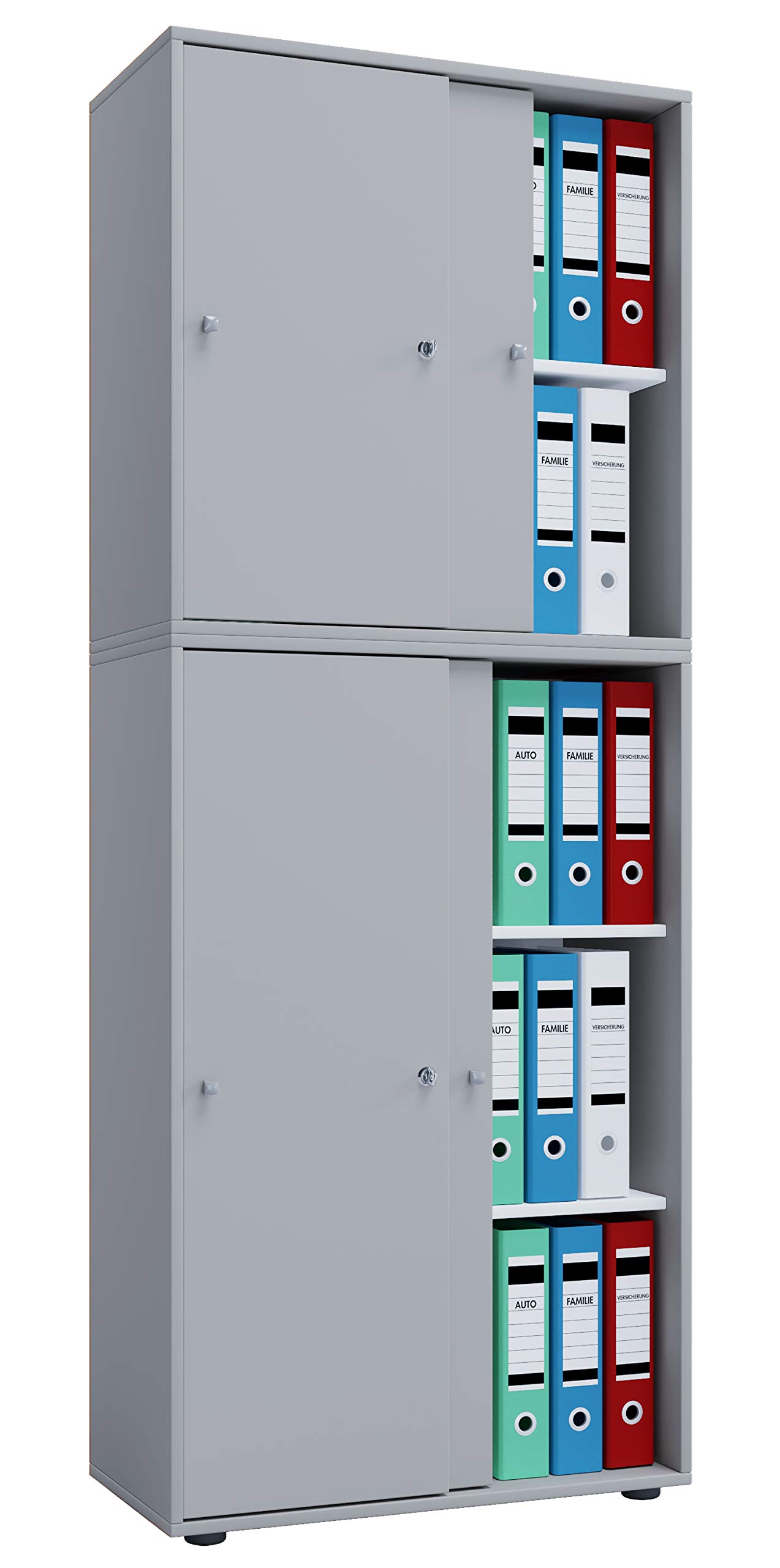 vcm-b-roschrank-lona-buche-70x37x184-cm-2-t-ren-5-f-cher-holzwerkstoff image 8