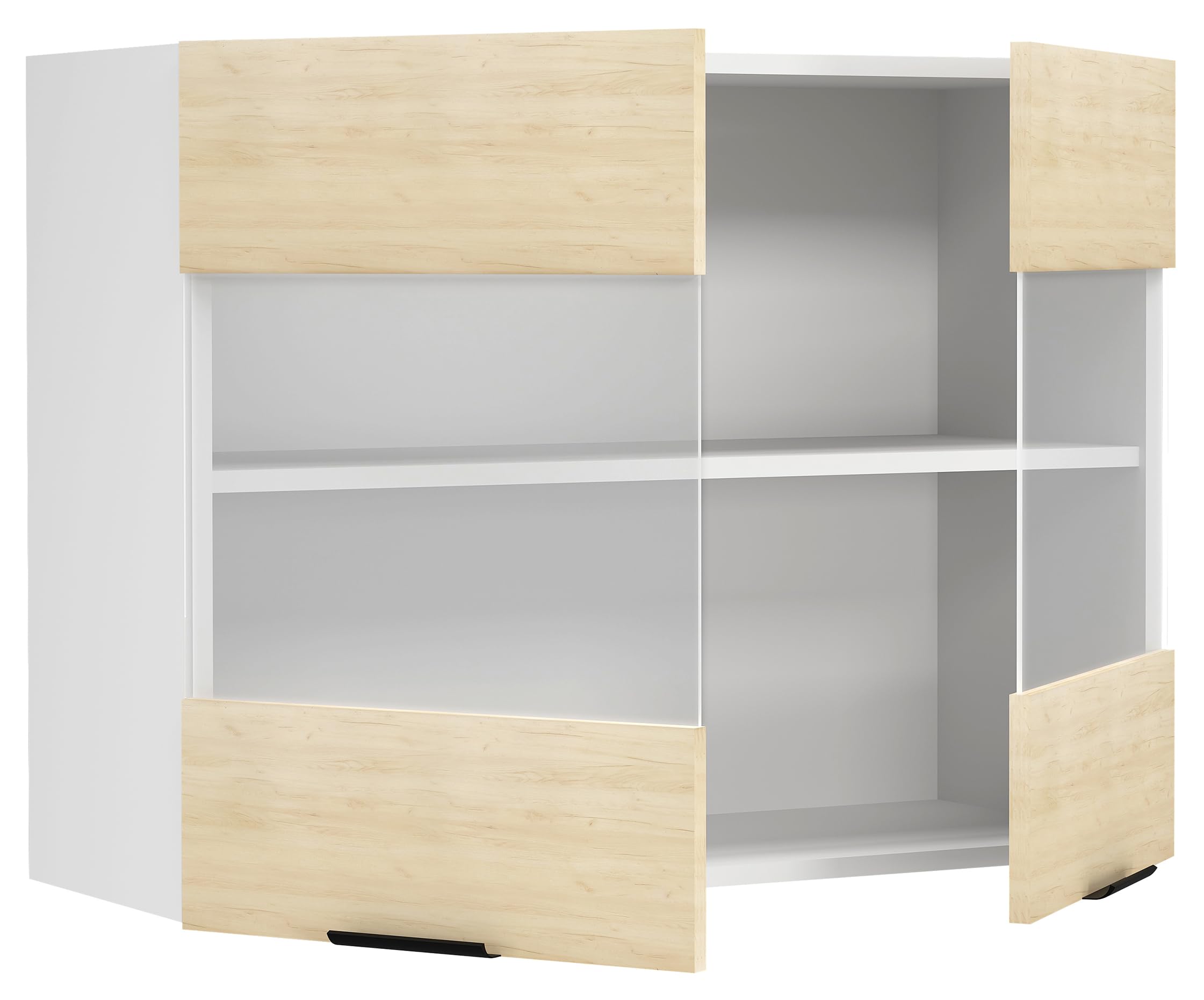 vcm-k-chenschrank-wei-honig-eiche-80x31x60-cm-wandschrank-h-ngeschrank-mit-2-t-r image 4