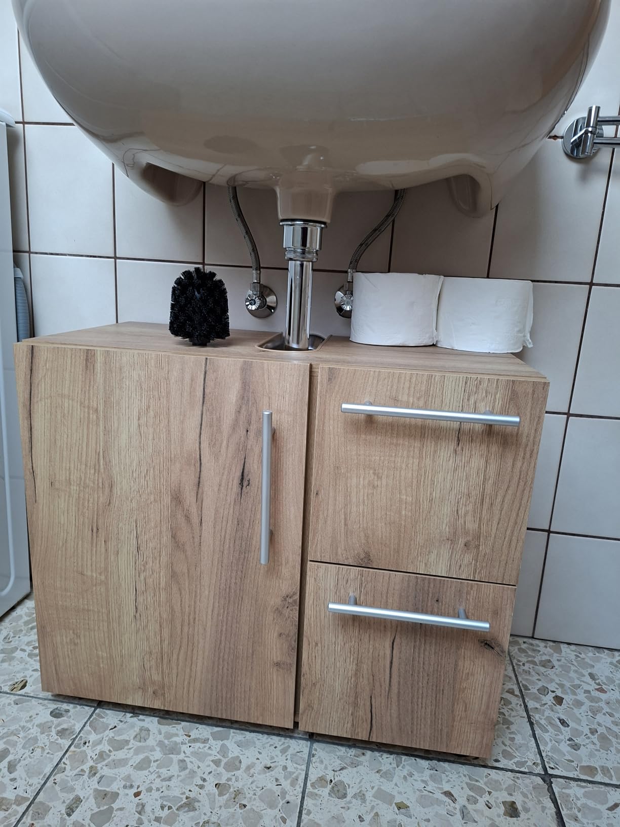 Passt super unters Becken