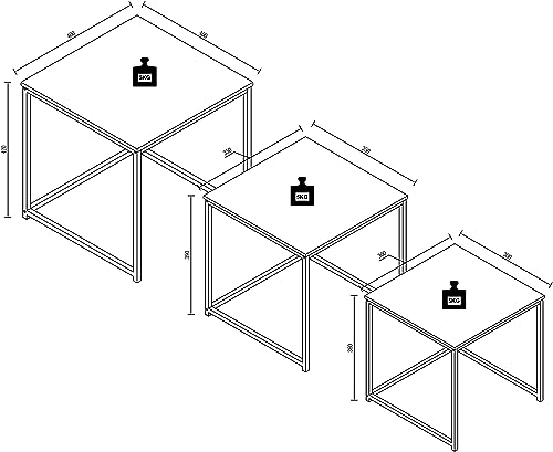 vcm-beistelltisch-couchtisch-set-wei-3-teilig-40x42x40-cm-holzwerkstoff image 7