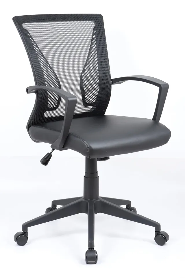 vcm-offilo-pu-b-rostuhl-48x46x92-102-cm-stufenlos-h-henverstellbar-atmungsaktive image 1