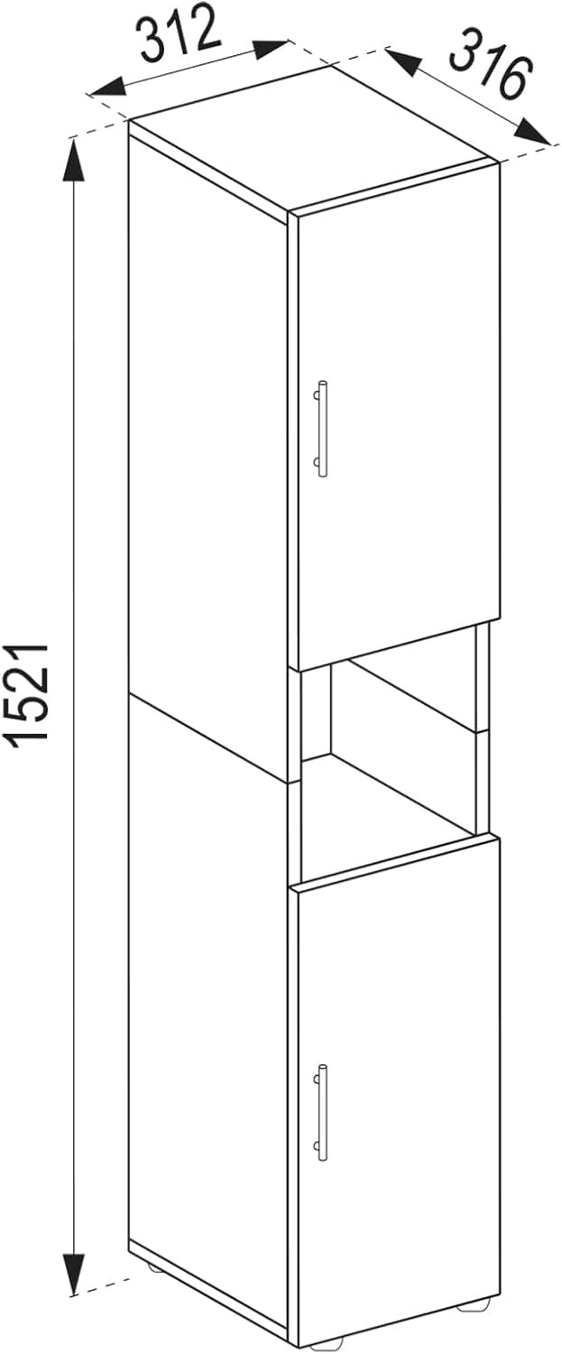 vcm-badm-bel-hochschrank-flandu-31x30x153-cm-2-t-ren-badezimmerschrank image 2