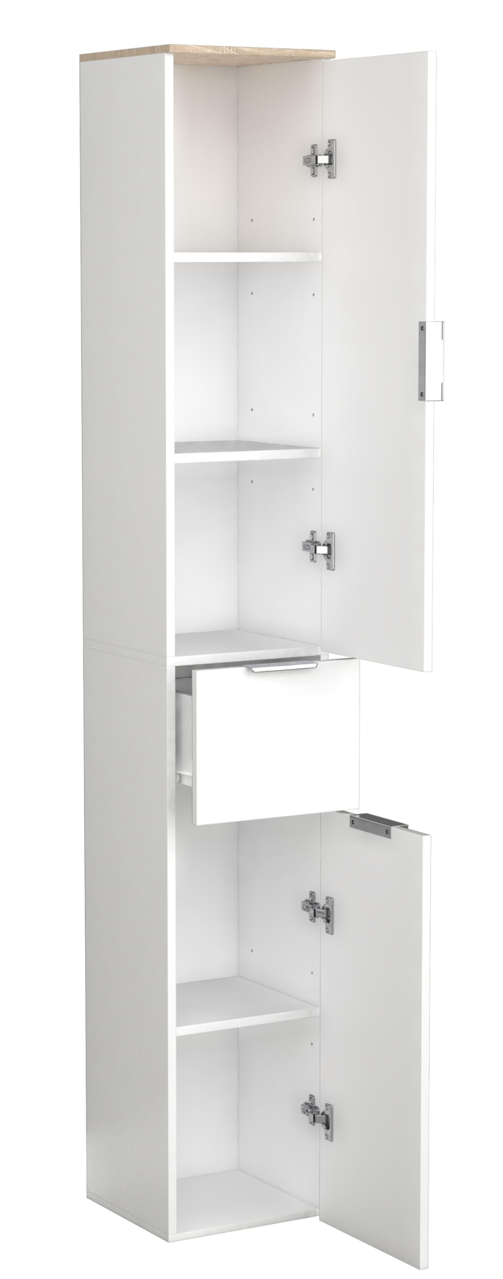 vcm-badm-bel-hochschrank-donali-wei-sonoma-eiche-30x30x190-cm-2-dreht-ren-1-schu image 5