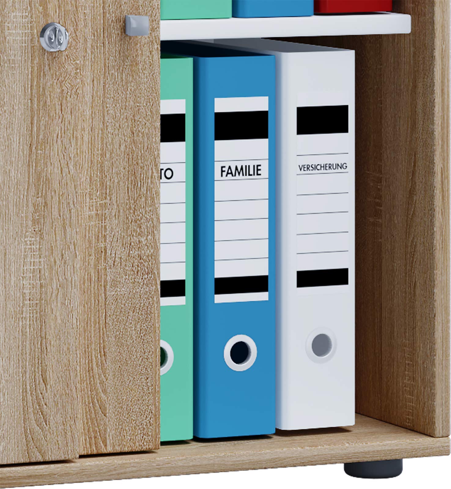 vcm-b-roschrank-wei-70x37x73-cm-2-t-ren-2-f-cher-aktenschrank image 5