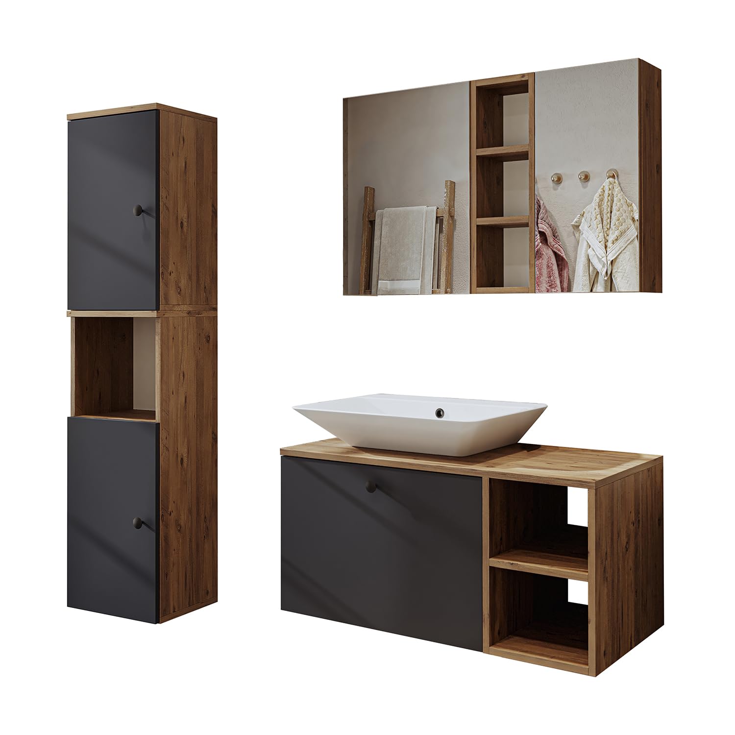 roomart-lotus-i-badezimmerm-bel-set-95-cm-4-teilig-mit-keramik-waschbecken-spieg image 6