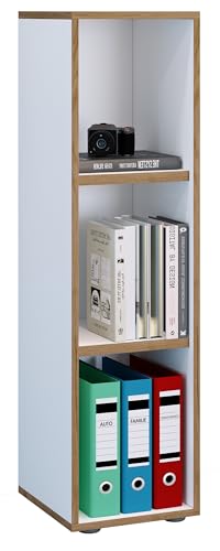 vcm-b-roregal-wei-30x32x110-cm-standregal-mit-3-f-chern-holzwerkstoff image 7