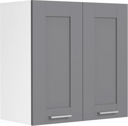 vcm-h-ngeschrank-wei-anthrazit-60x31x60-cm-2-t-ren-1-fach-wandschrank image 7
