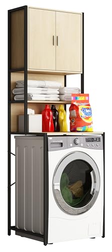 vcm-edino-waschmaschinen-bauschrank-h-189-x-b-64-x-t-48-cm-metall-seitenteile-ho image 6