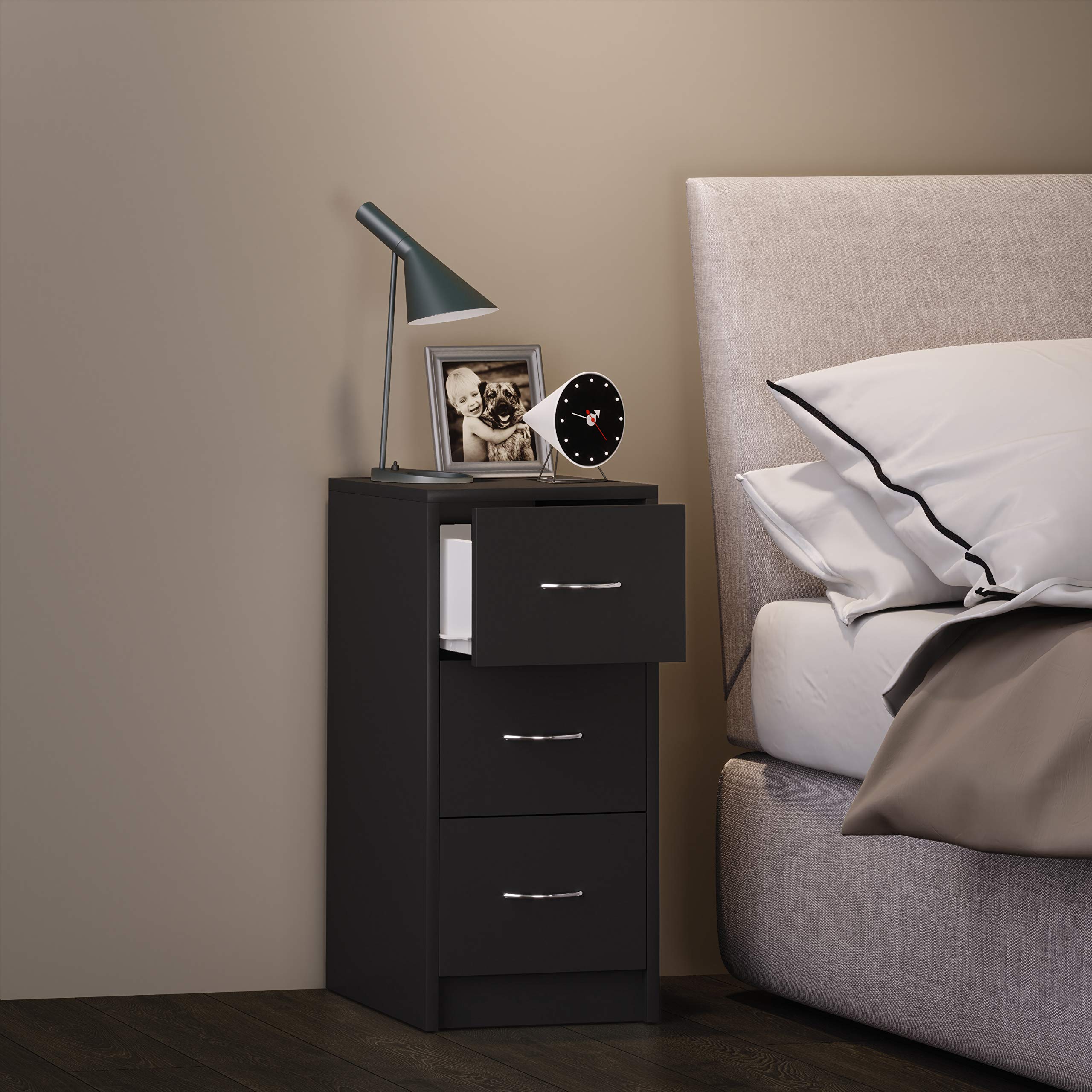 vcm-nachttisch-boxal-maxi-schwarz-33x35x65-cm-nachtkommode-mit-3-schubladen-aus- image 4
