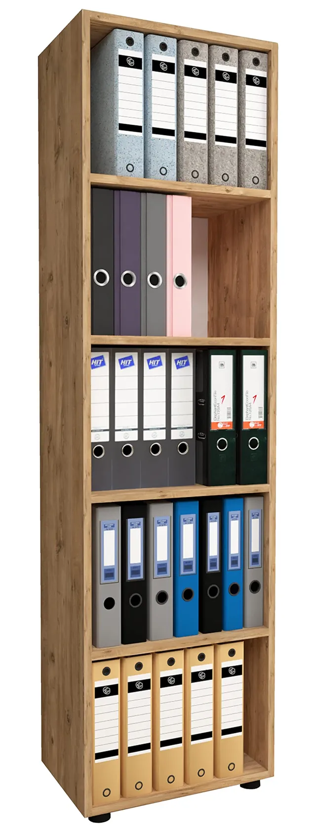 vcm-b-roregal-ulas-5f-holzregal-stehend-178-x-49-x-32-cm-5-offene-f-cher image 1
