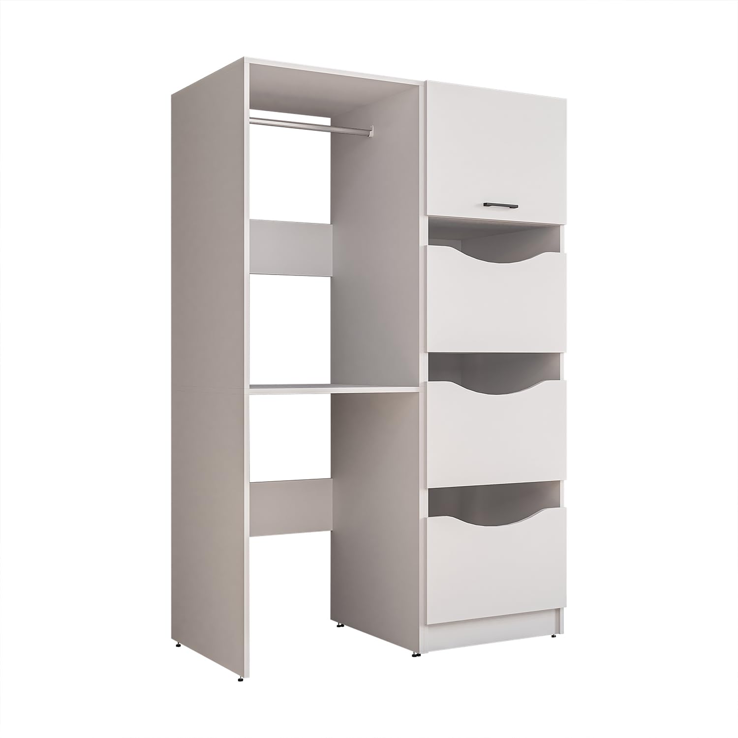 roomart-serie-2-norda-waschmaschinenschrank-126-cm-kleiderstange-waschmaschine-i image 6