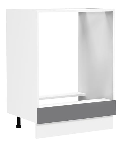 vcm-ofenschrank-wei-anthrazit-ca-h-82-x-b-60-x-t-46-cm-1-fach-backofenschrank-mi image 5