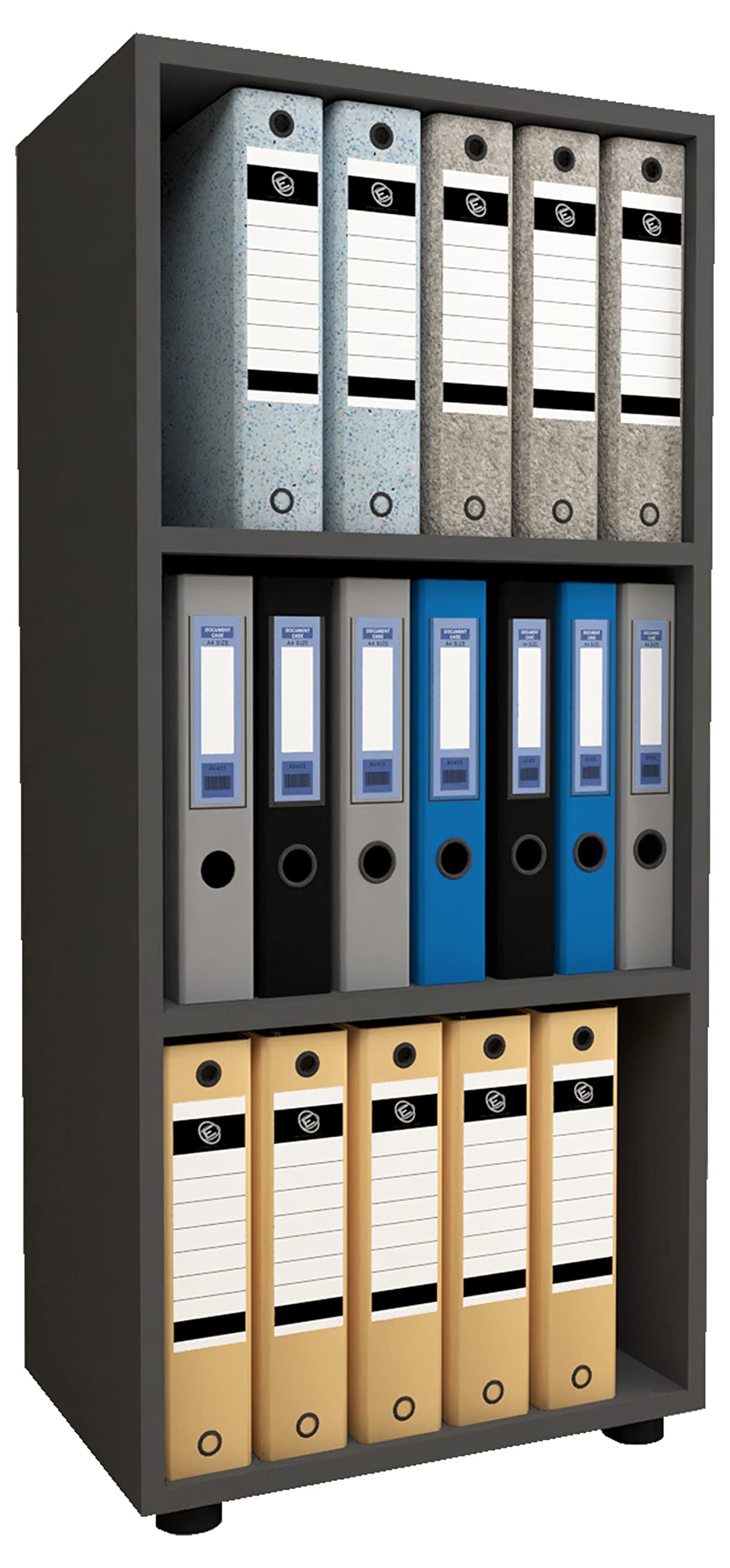vcm-ulas-3f-aktenschrank-stehend-holzregal-f-r-ca-18-ordner-h-108-x-b-49-x-t-32- image 1