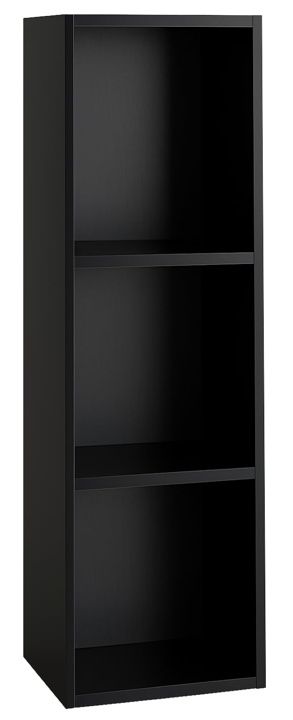 vcm-b-roregal-schwarz-34x30x107-cm-standregal-mit-3-f-chern-holzwerkstoff-b-cher image 4