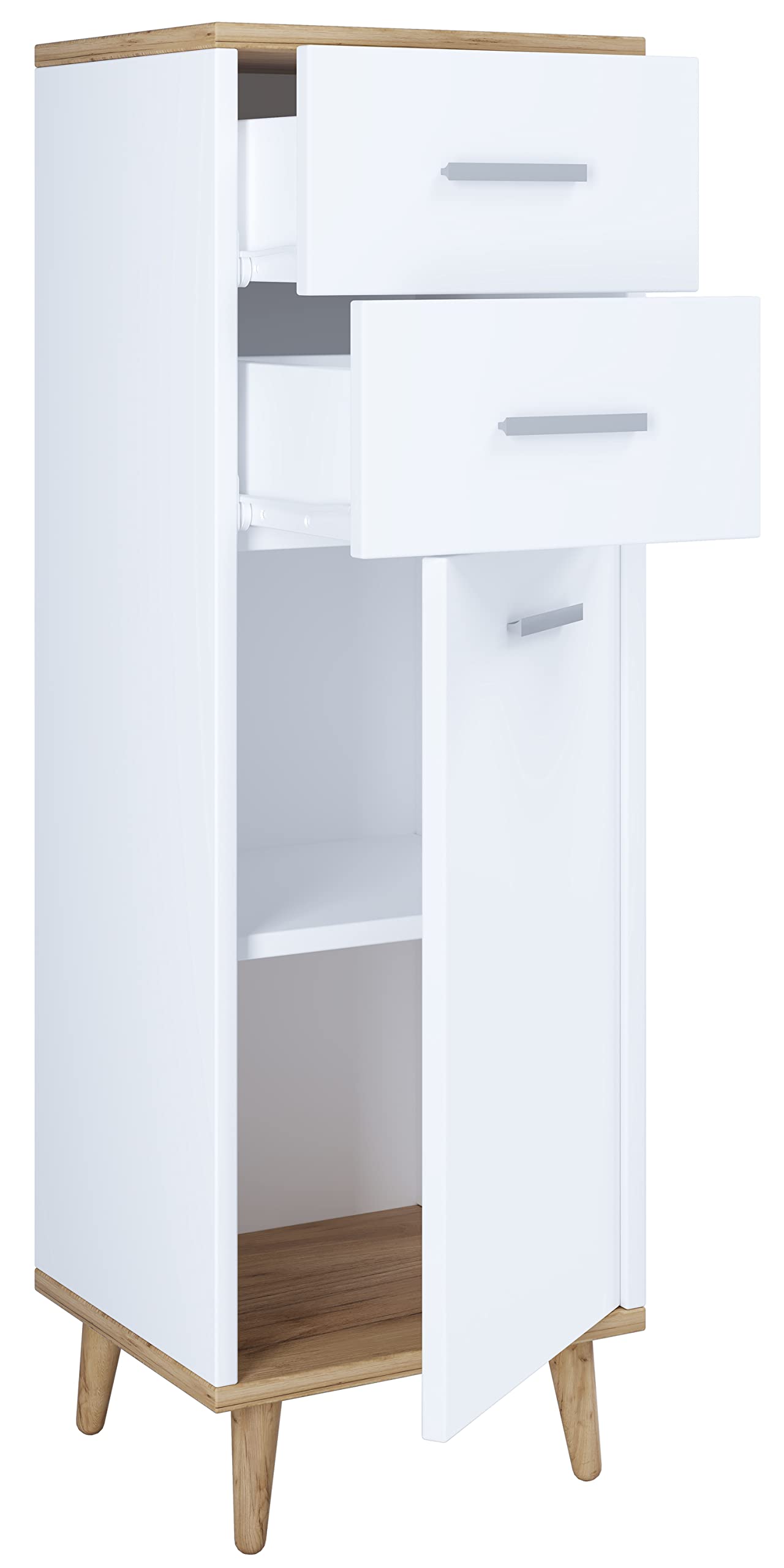 vcm-cosila-badm-bel-midischrank-wei-honig-eiche-32x28x97-cm-1-t-r-2-f-cher-2-sch image 5