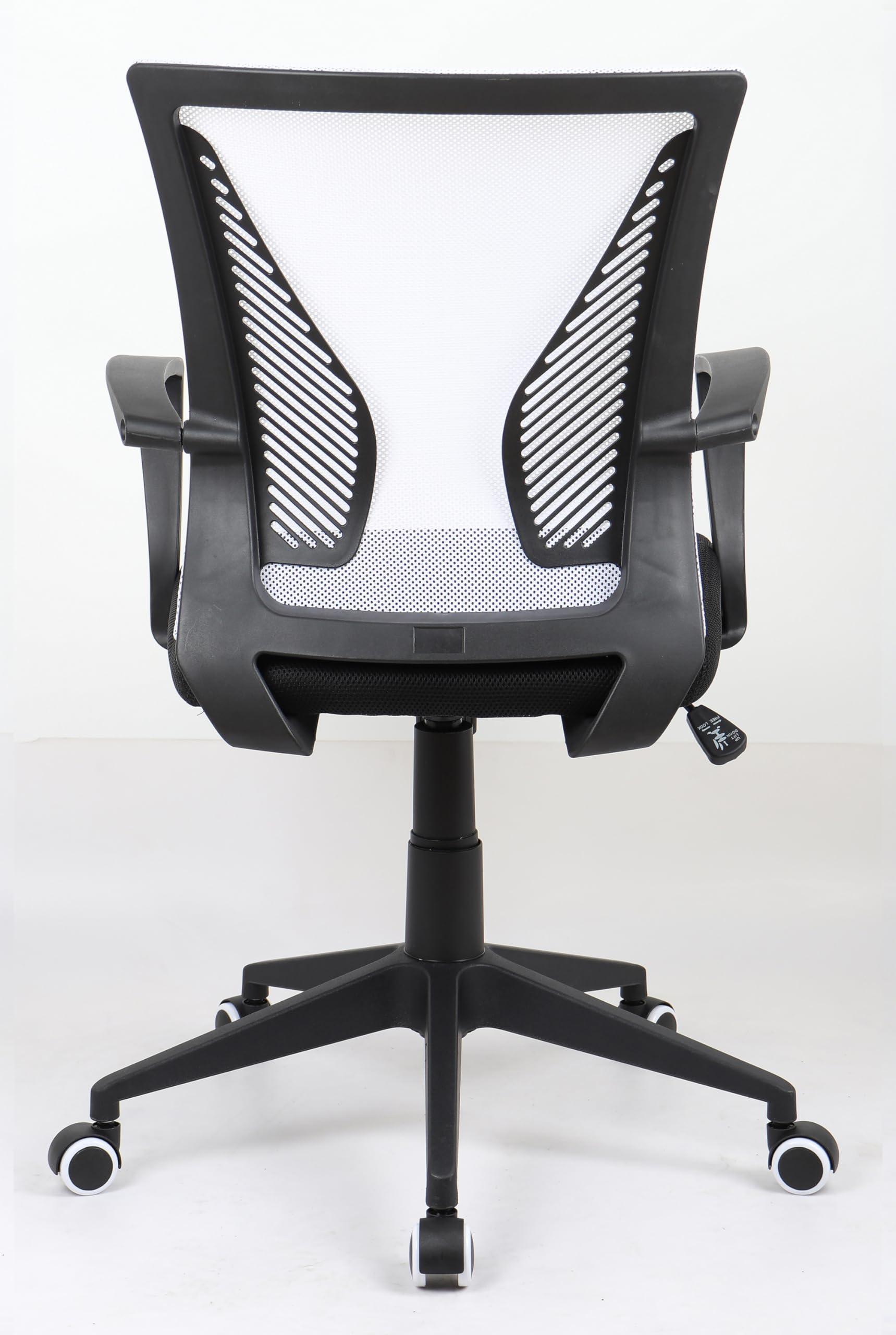 vcm-b-rostuhl-schwarz-wei-48x46x92-102-cm-h-henverstellbar-drehbar-stahl-ergonom image 6