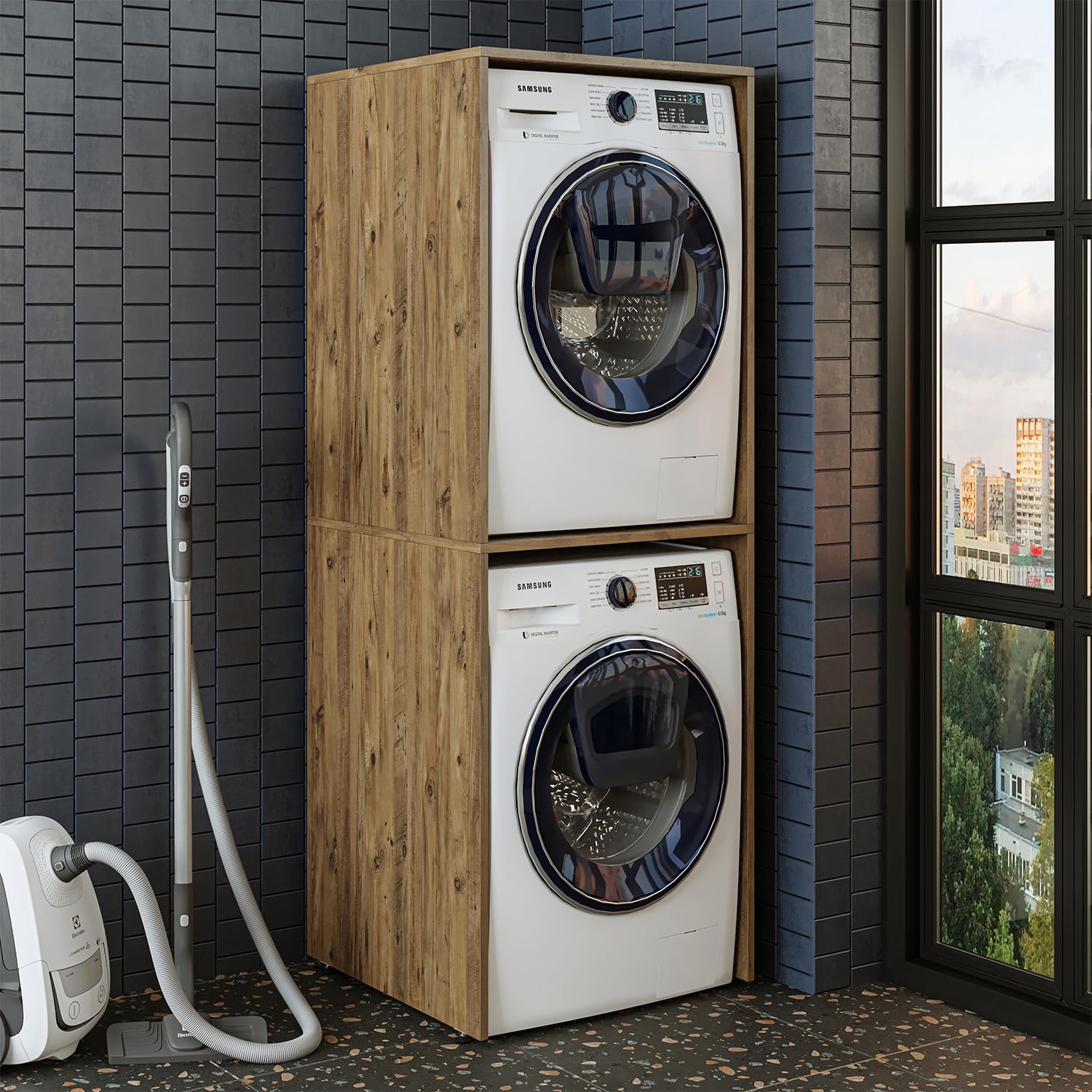 roomart-waschmaschinenschrank-duo-berbausschrank-f-r-waschmaschine-und-trockner- image 3