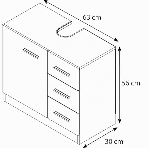 vcm-badm-bel-waschbeckenunterschrank-wei-schwarz-63x30x56-cm-1-t-r-1-fach image 6
