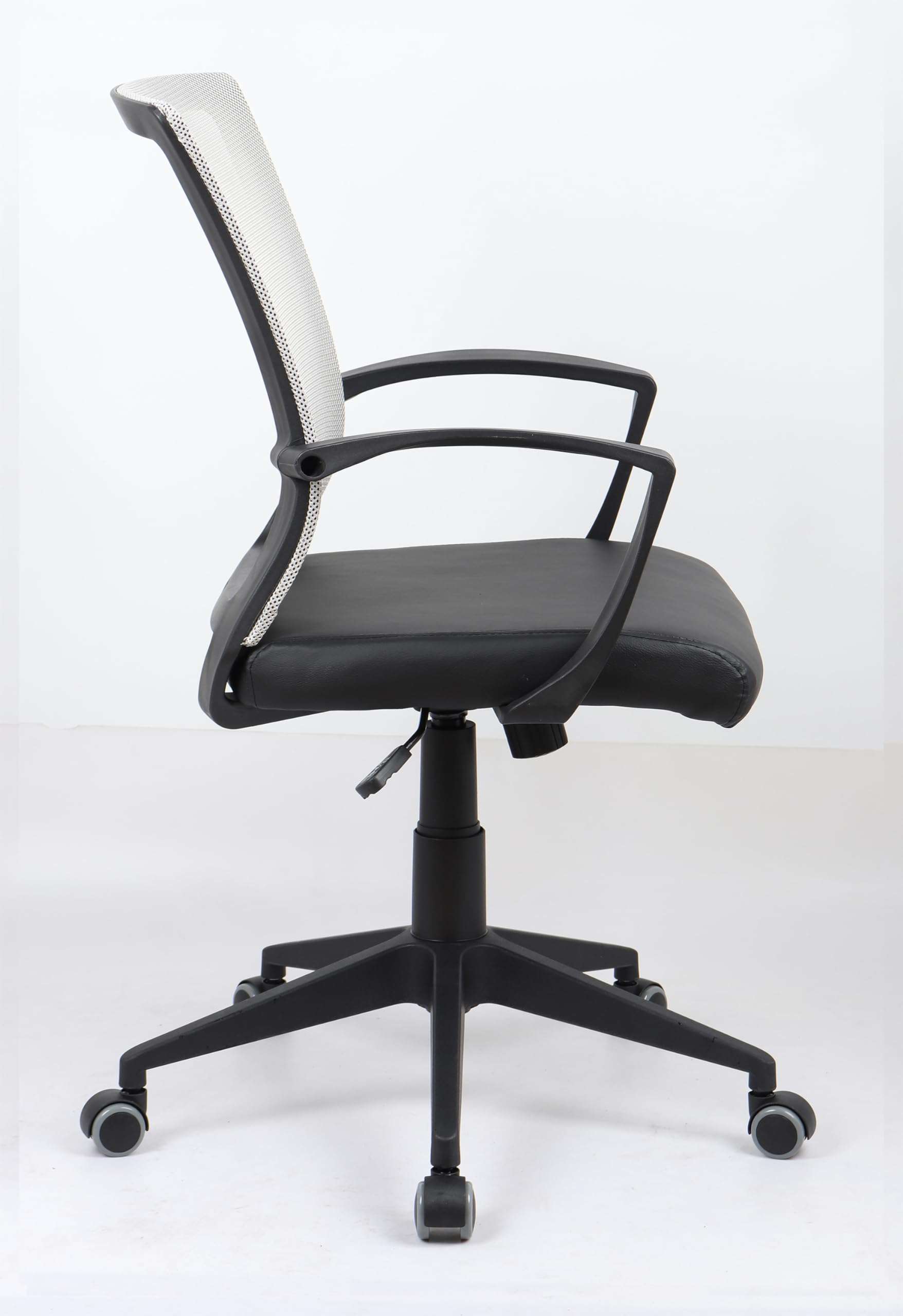 vcm-b-rostuhl-schwarz-grau-48x46x92-cm-h-henverstellbar-drehbar-stahl-ergonomisc image 3