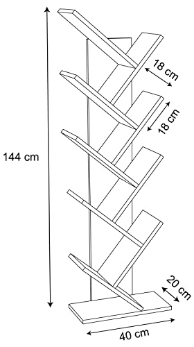 vcm-nulis-xl-standregal-holz-144x40x20-cm-10-offene-f-cher-schr-ge-regalfl-chen image 7