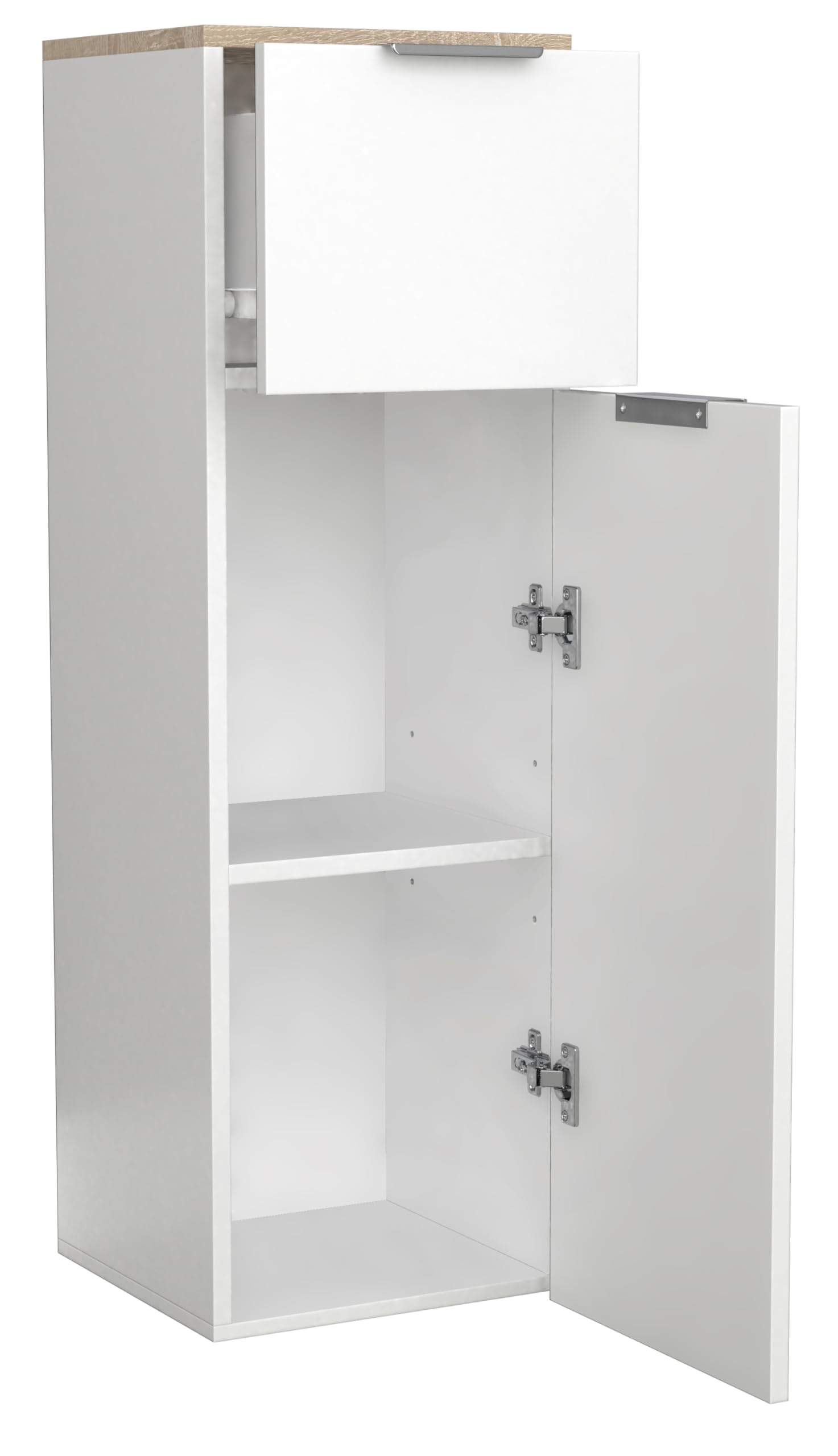 vcm-donali-midischrank-badm-bel-30x30x95-cm-1-dreht-r-1-schublade-wei image 5