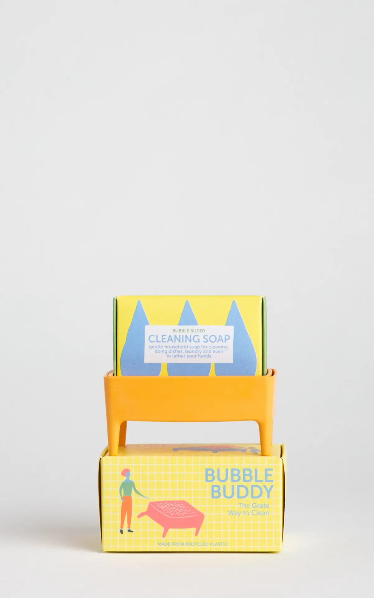 foekje-fleur-bubble-buddy-salmony-seifenspender-aus-recyceltem-plastik-mit-bio-s image 5