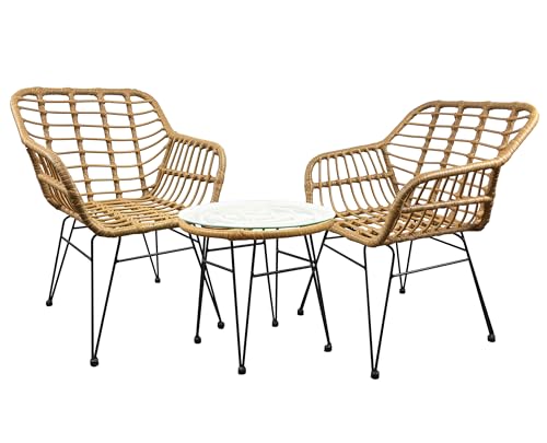 vcm-gartenm-bel-set-braun-3-teilig-2-st-hle-mit-polstern-und-runder-tisch-stahl- image 7