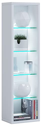 vcm-cd-regal-rasato-77-wei-stehendes-holzregal-mit-variablem-esg-sicherheitsglas image 4