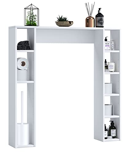 vcm-badm-bel-waschmaschinenschrank-98x18x100-cm-8-f-cher-holzwerkstoff image 5