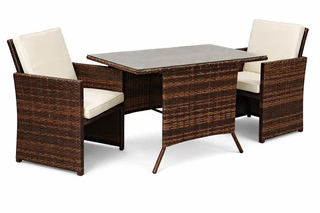 vcm-3-teiliges-gartenm-bel-set-raloso-rattan-sitzgruppe-1-tisch-114x64-cm-2-st-h image 1
