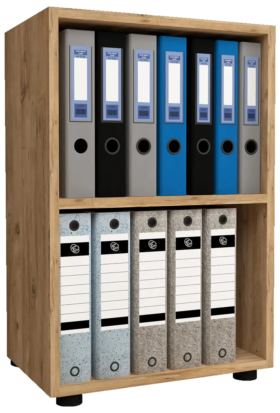 vcm-holzregal-ulas-2f-platzsparender-aktenschrank-74x49x32-cm-stehend image 1