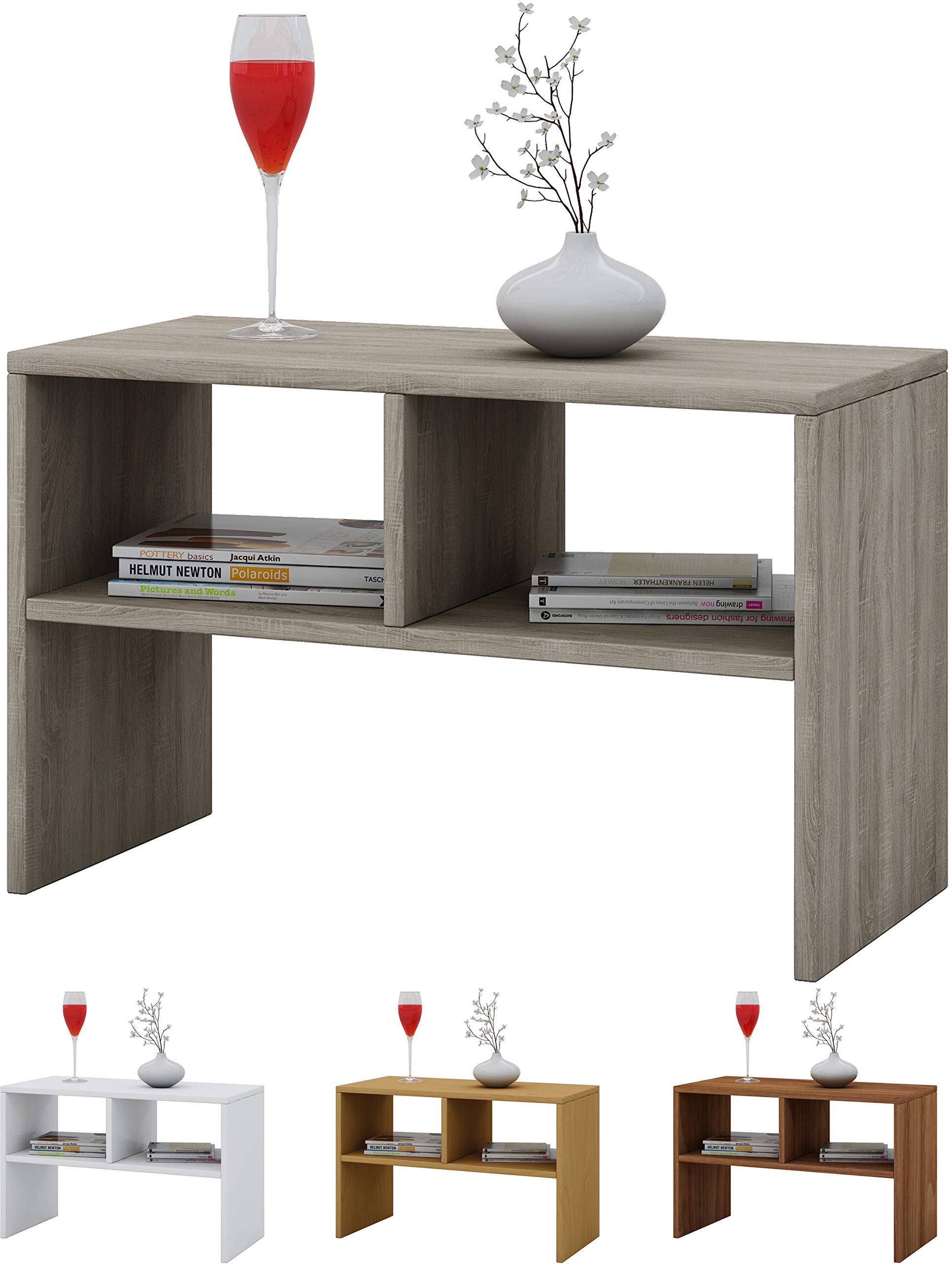 vcm-beistelltisch-s-gerau-sonoma-eiche-63-x-40-x-30-cm-2-f-cher image 4