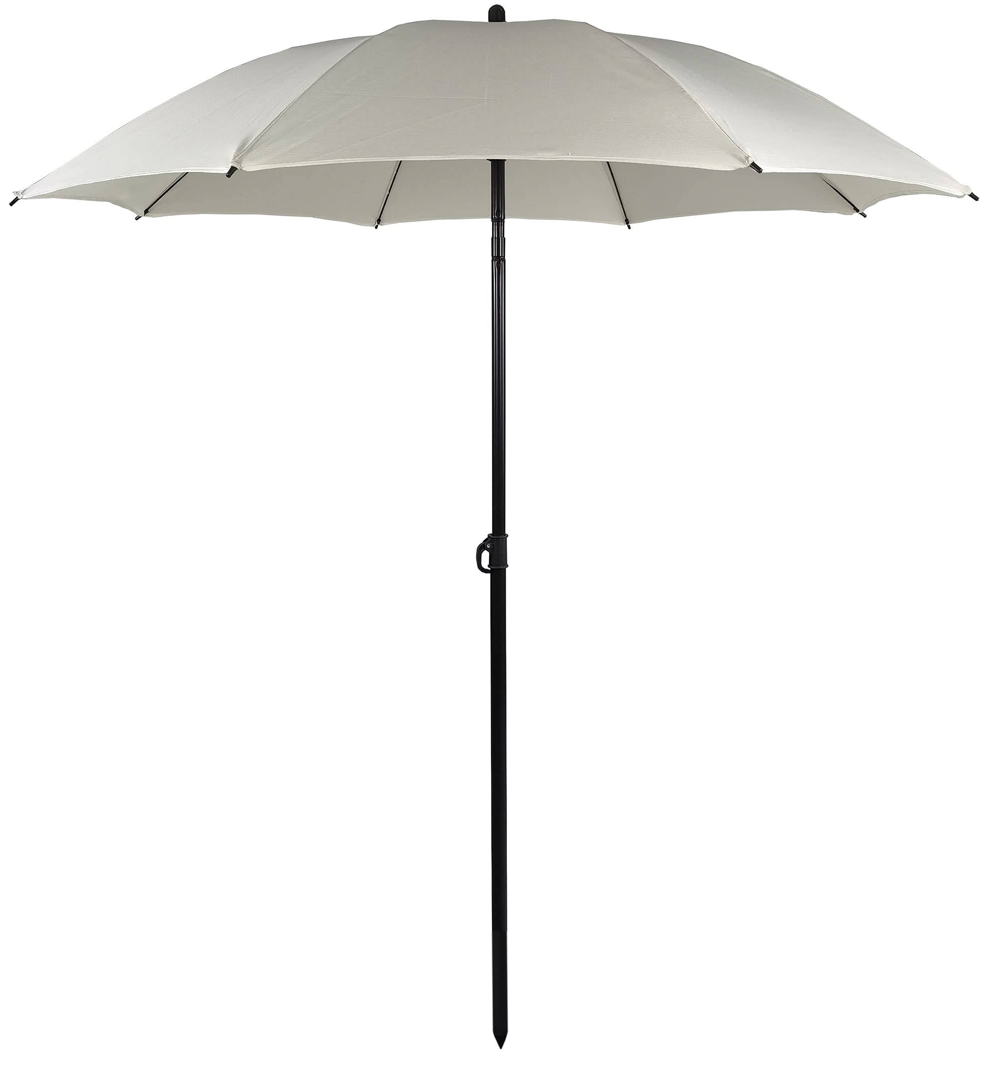 vcm-sonnenschirm-strandschirm-balkonschirm-gartenschirm-rund-uv-schutz-180-beige image 2