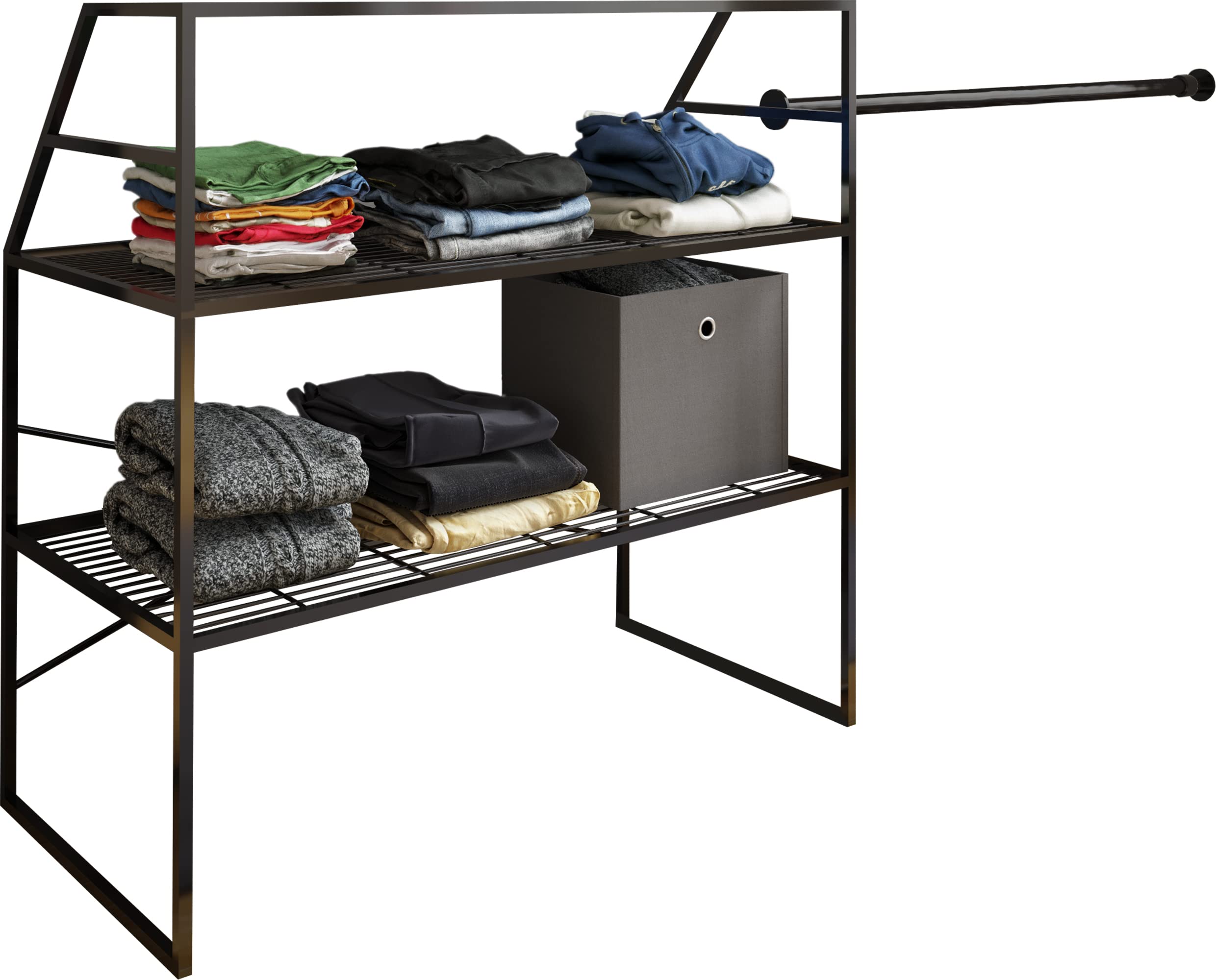 vcm-metall-kleiderschrank-disal-offener-schrank-f-r-dachschr-gen-100x100x50-cm-m image 1