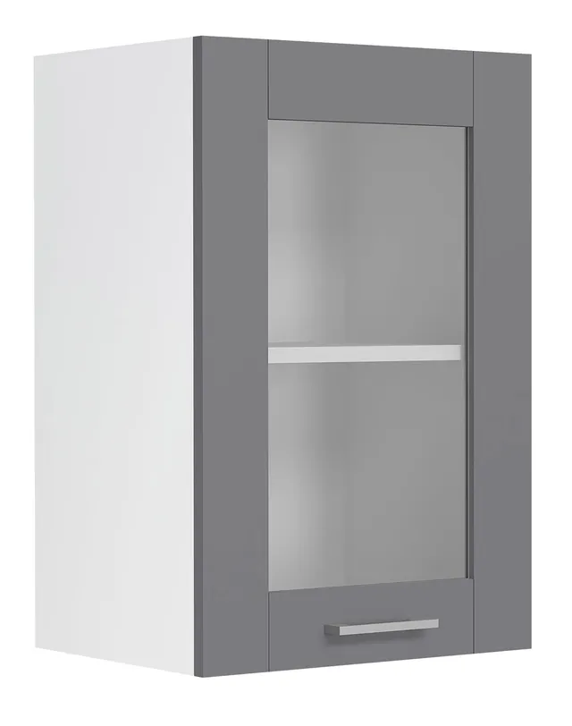 vcm-fasola-h-ngeschrank-wei-anthrazit-40x31x60-cm-mit-1-dreht-r-und-2-f-chern image 1