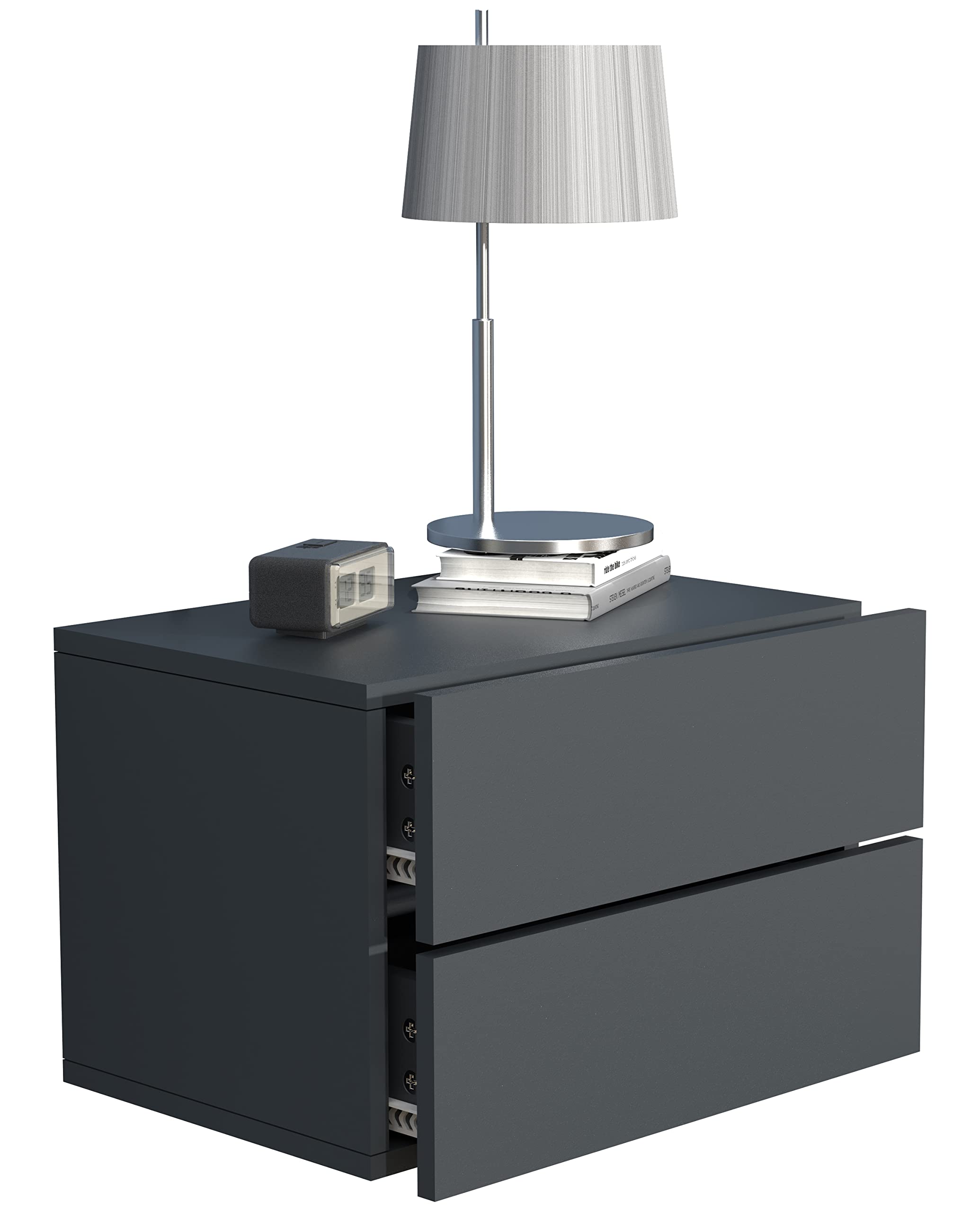 vcm-usal-l-45-cm-nachtschrank-wandboard-mit-zwei-schubladen-h-30-x-b-45-x-t-32-c image 1
