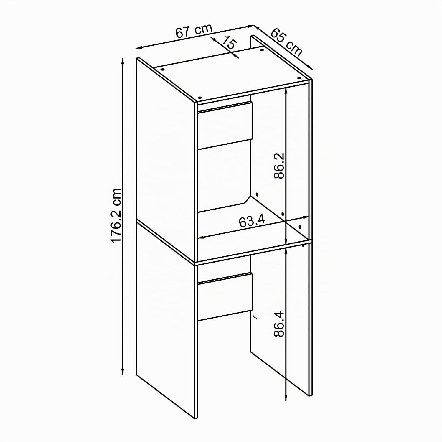 roomart-waschmaschinenschrank-duo-berbauschr-nk-f-r-trockner-waschmaschine-hbt-1 image 7