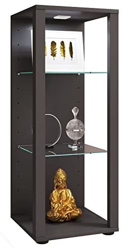 vcm-standvitrine-floka-pr-sentationsvitrine-35-x-35-x-90-cm-mit-3-offenen-f-cher image 5