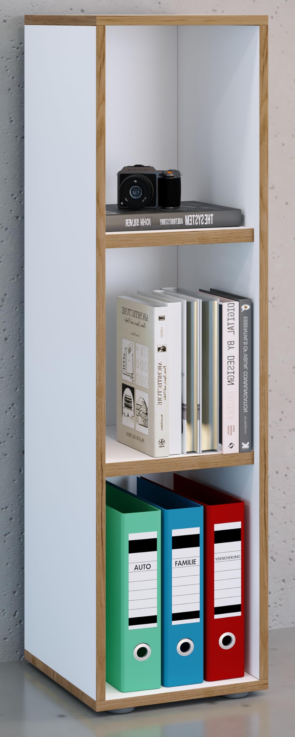 vcm-b-roregal-wei-30x32x110-cm-standregal-mit-3-f-chern-holzwerkstoff image 4