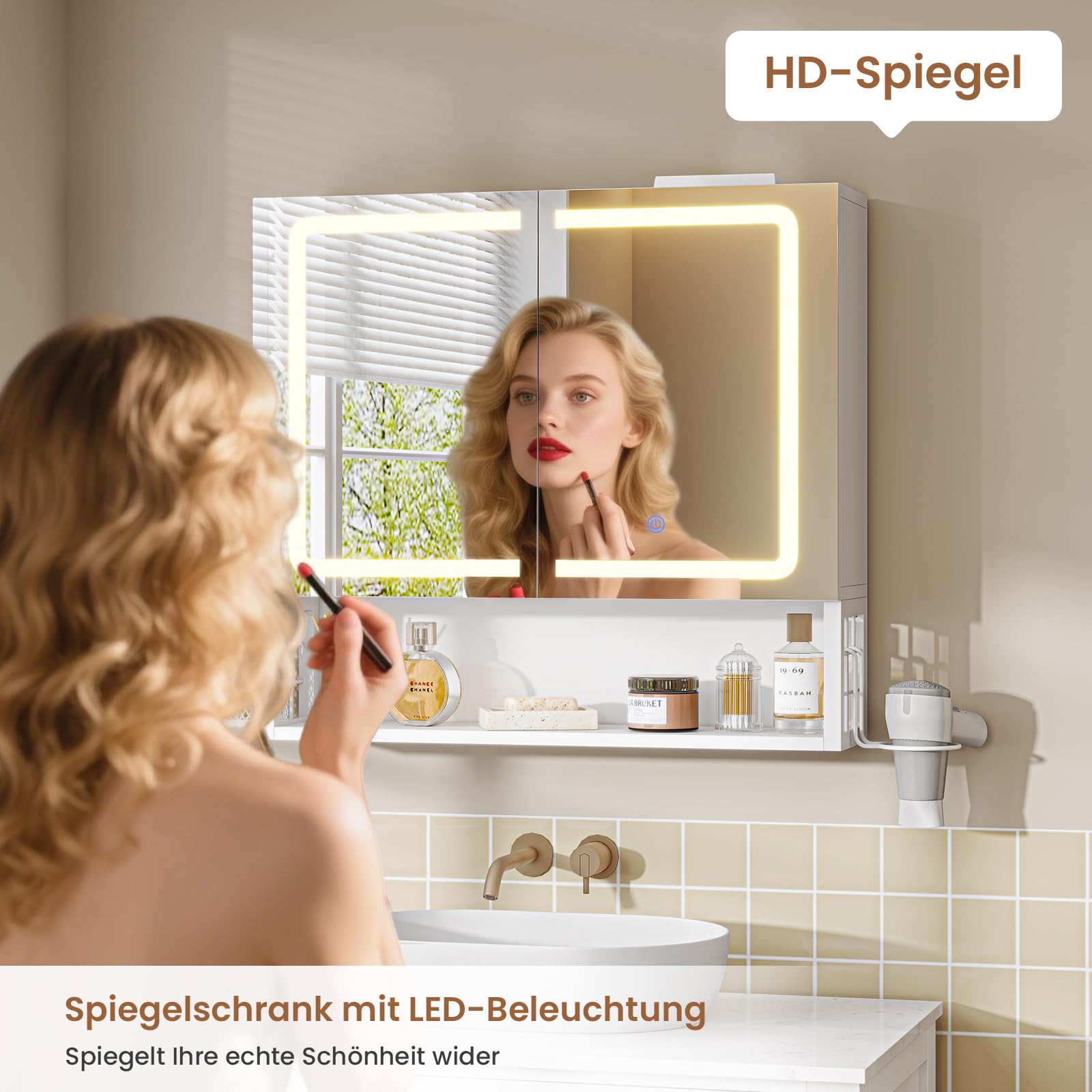 forabamb-spiegelschrank-bad-mit-led-beleuchtung-steckdose-60x16x60-cm-wei image 6