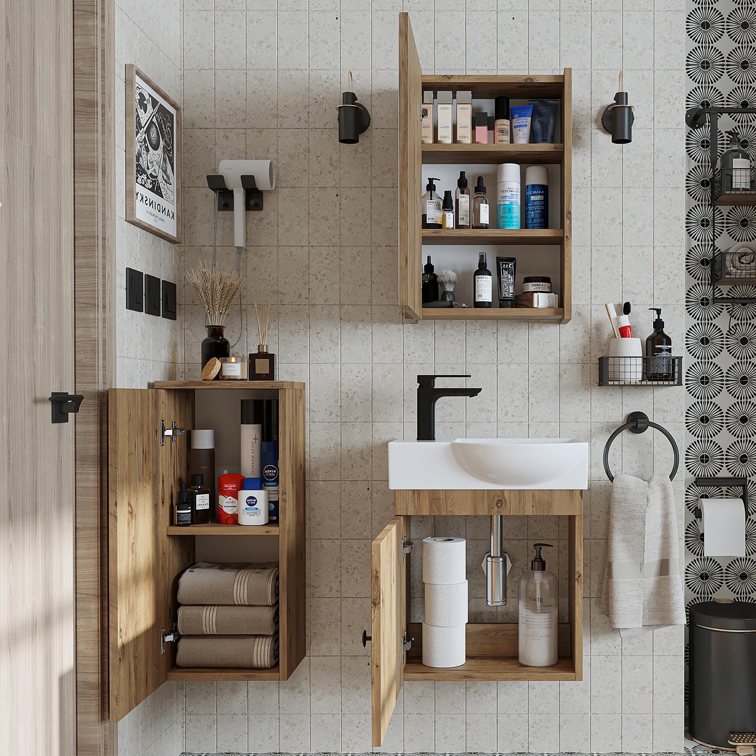 roomart-punto-badm-bel-set-komplett-unterschrank-mit-waschbecken-spiegelschrank- image 3