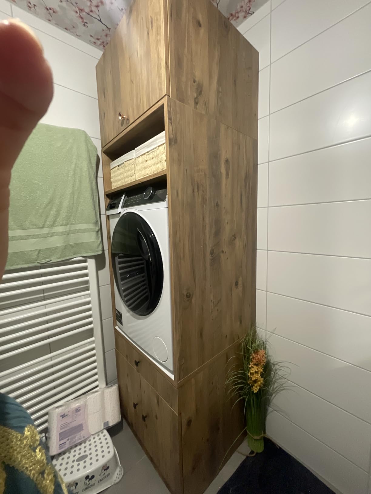 Perfekt für Waschmaschine und Trockner übereinander