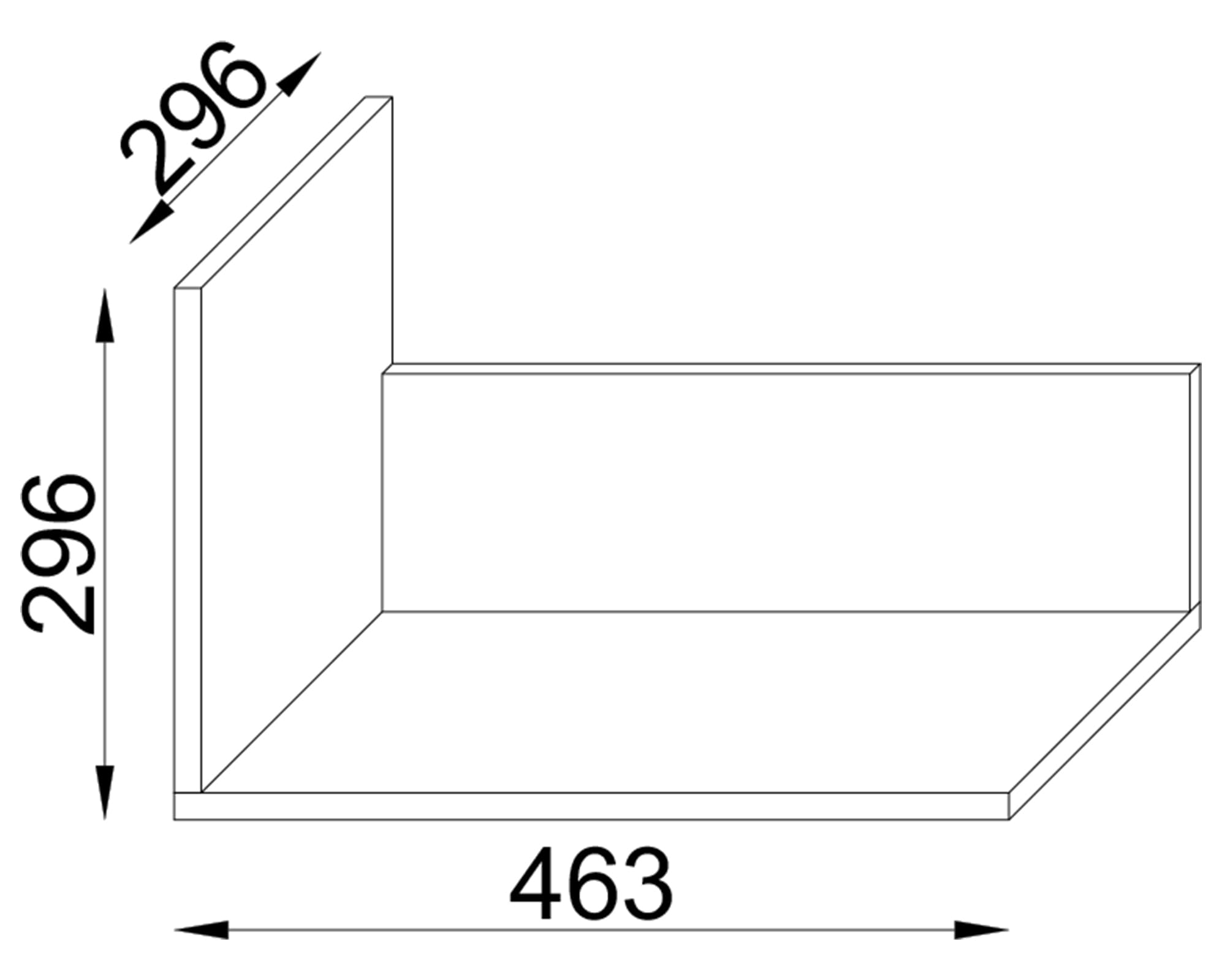 vcm-blisa-wandregal-wei-46x30x30-cm-h-ngeregal-holzstruktur-nachbildung image 3