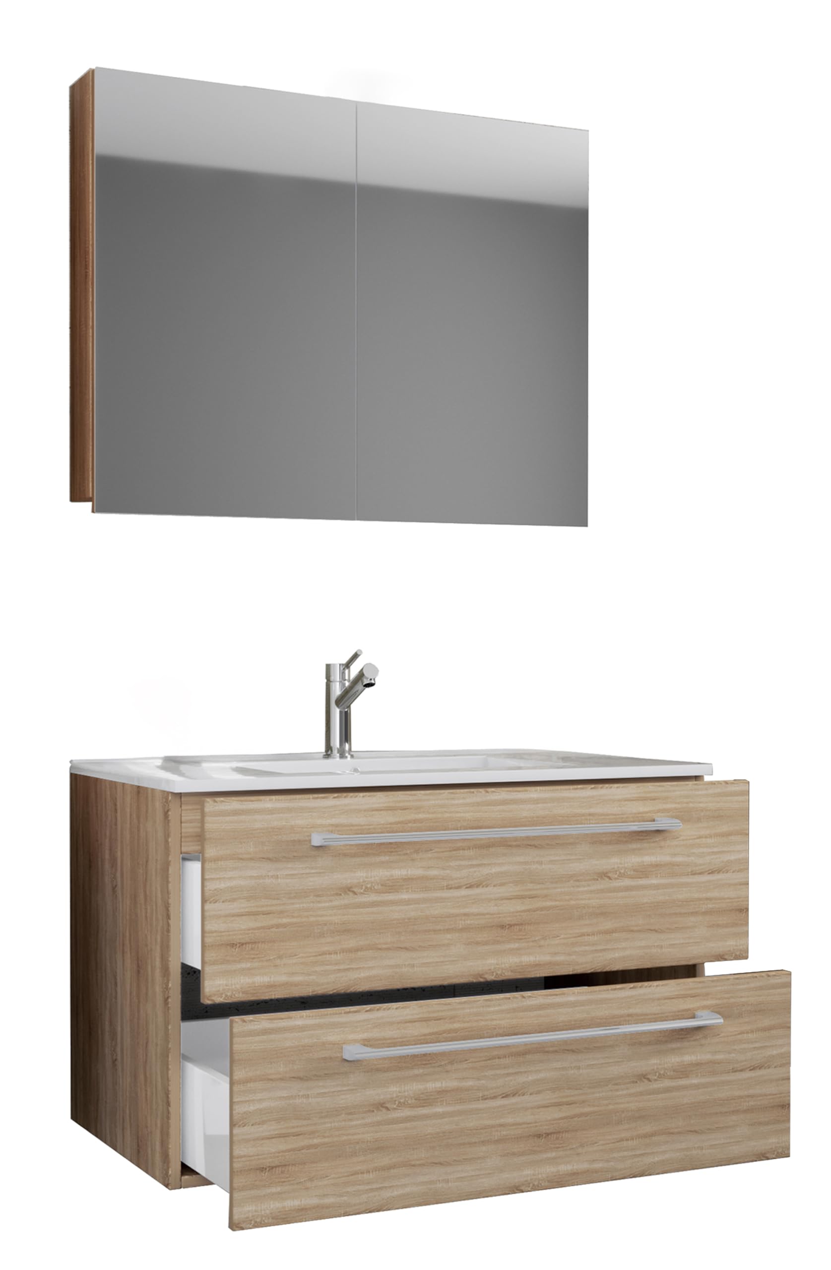 vcm-badm-bel-waschtisch-badinos-sonoma-eiche-80-x-46-x-109-cm-2-schubladen image 3