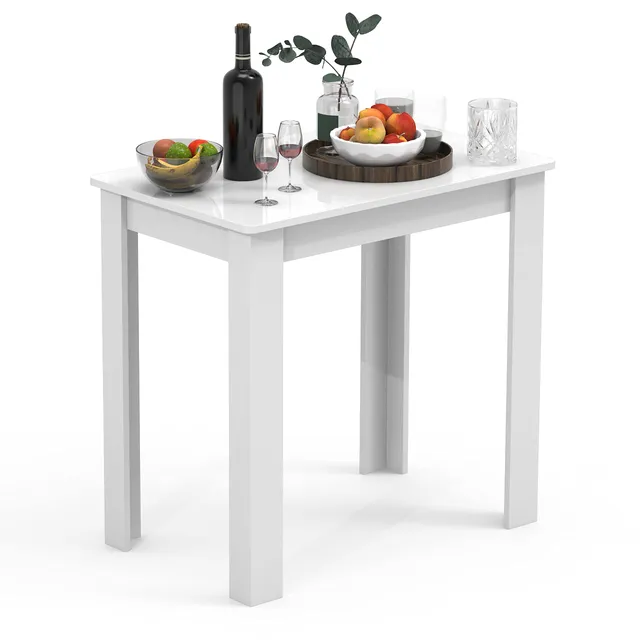 vcm-esstisch-wei-80x50x76-cm-holzwerkstoff-esstisch-f-r-kleine-k-chen-und-essber image 1