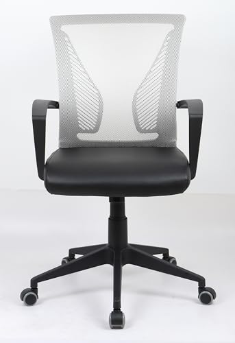 vcm-b-rostuhl-schwarz-grau-48x46x92-cm-h-henverstellbar-drehbar-stahl-ergonomisc image 8