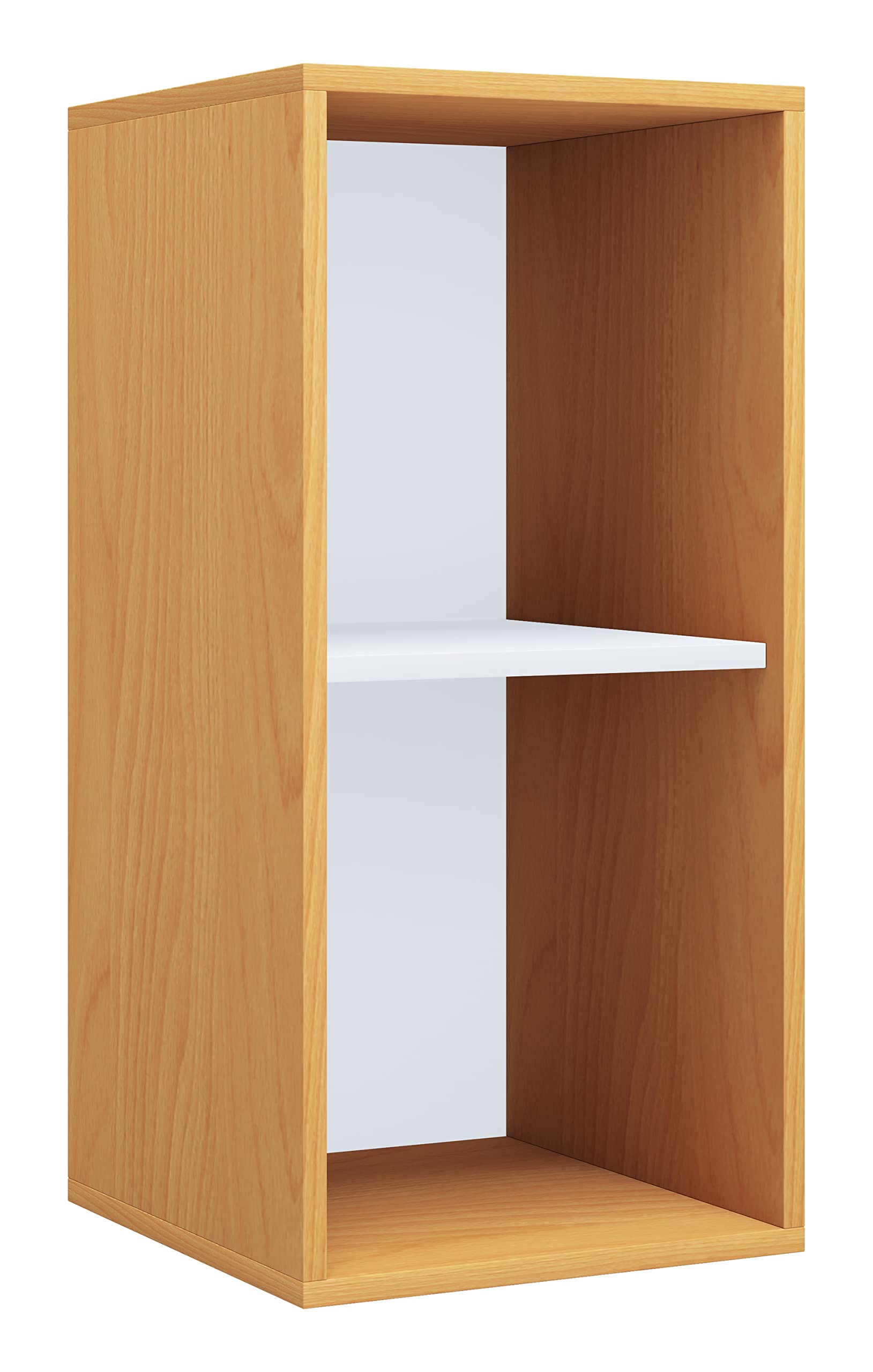 vcm-b-roregal-buche-standregal-mit-2-f-chern-35x37x74-cm-holzwerkstoff-f-r-ordne image 4