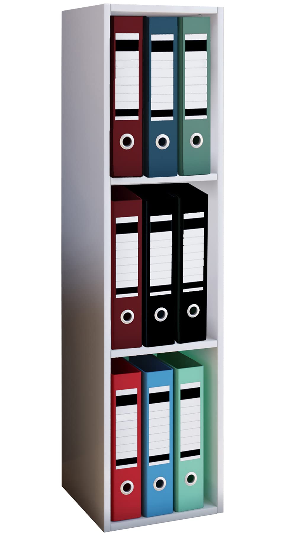 vcm-b-roregal-wei-34-x-30-x-107-cm-3-f-cher-standregal image 1